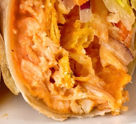 Buffalo Chicken Salad Wrap.