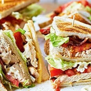 Pesto Chicken Salad Club