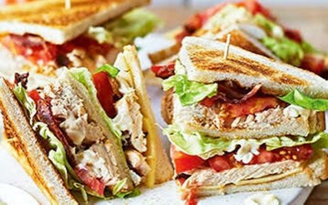 Pesto Chicken Salad Club.