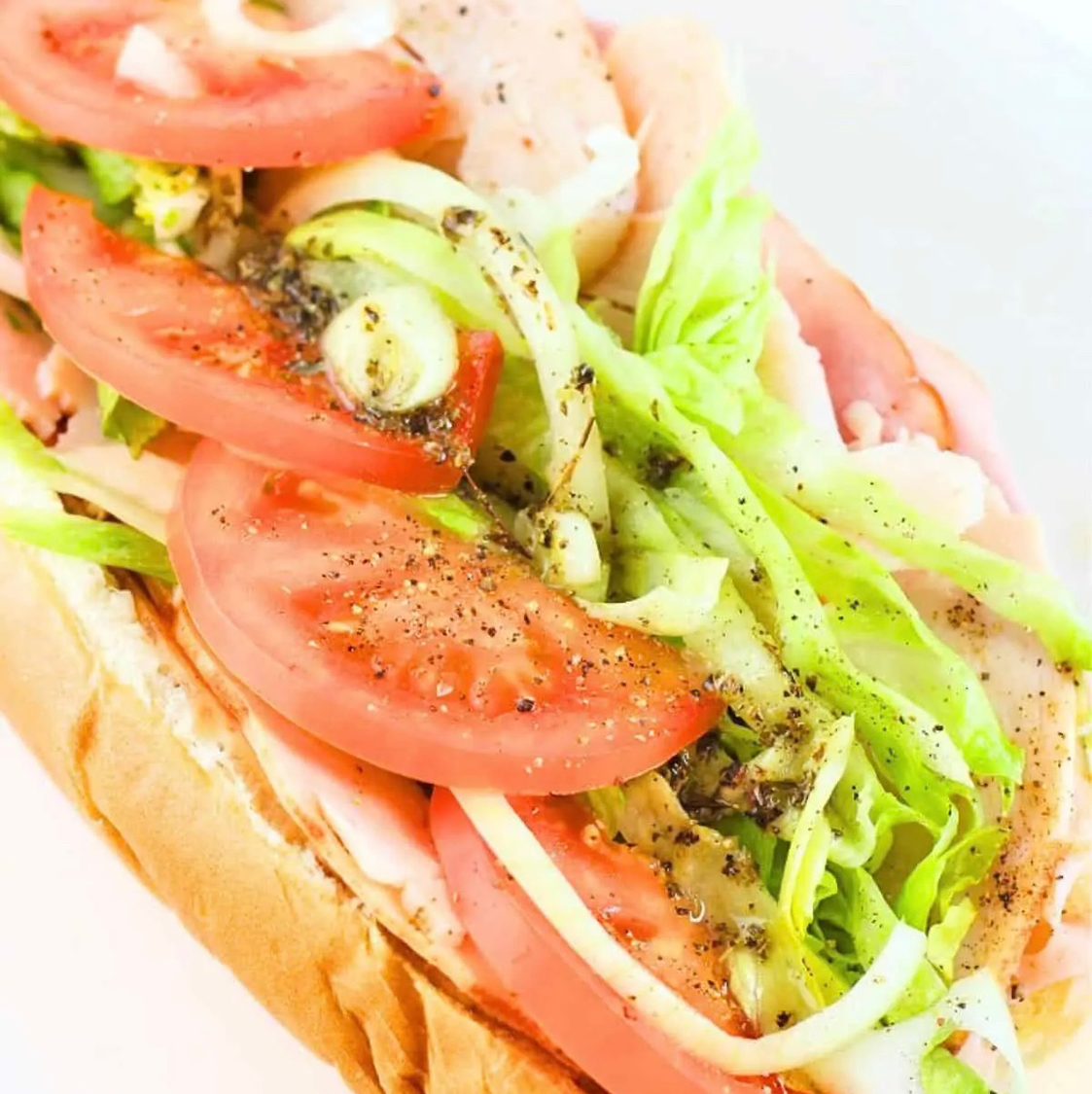 Honey Chicken Hoagie Large.