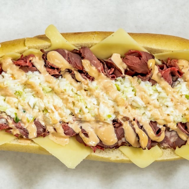 Roast Beef Special Hoagie Large.