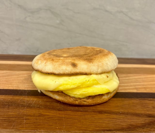 Egg Patty & Cheese Sandwich.