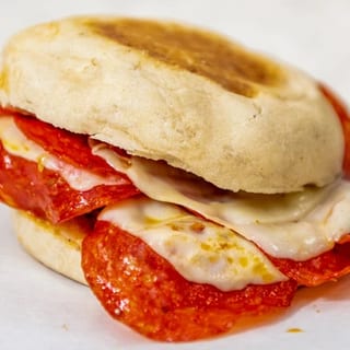 Pepperoni, Egg Patty & Cheese Sandwich