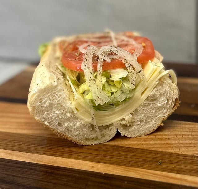 Cheese Hoagie Large.