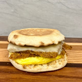 Scrapple, Egg Patty & Cheese Sandwich