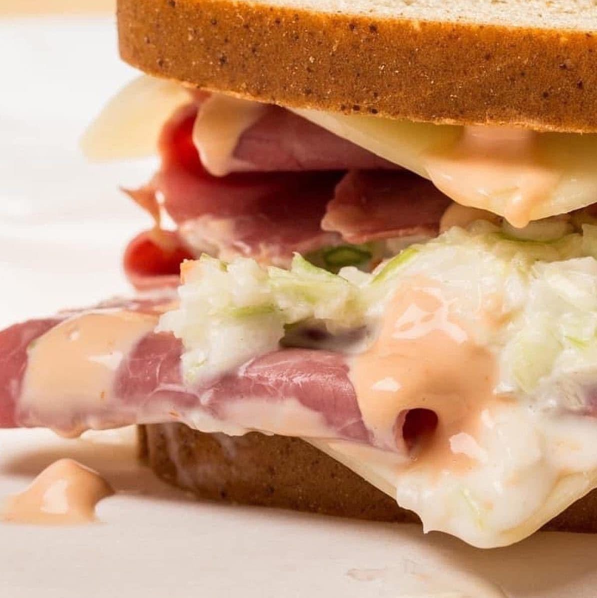 Corned Beef Special Sandwich.