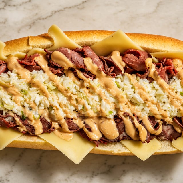 Roast Beef Special Hoagie Large.