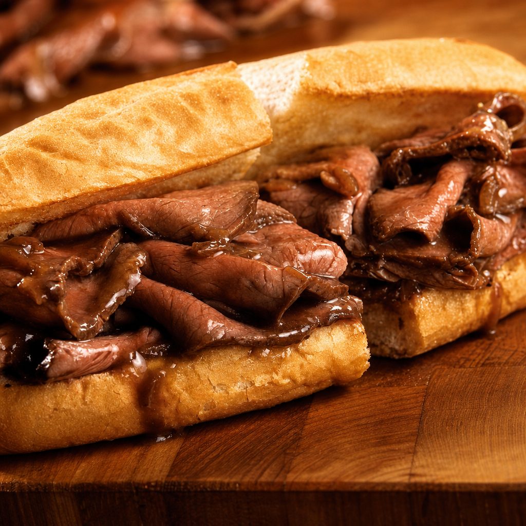 Hot Roast Beef Sandwich Small.