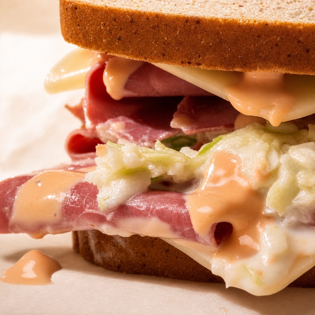 Corned Beef Special Sandwich.